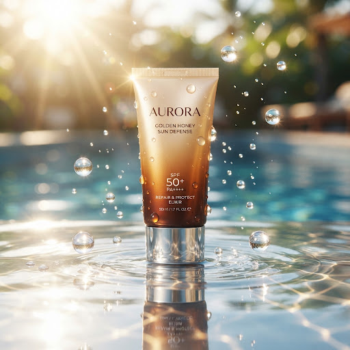 Aurora Golden Honey Sun Defense SPF 50+ Tube