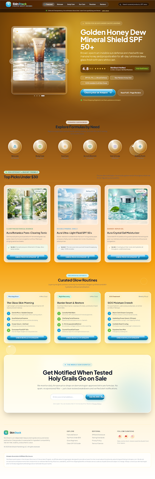 Hero: Sunscreen screen